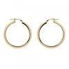 Pendientes Aro Plata Dorada 30mm