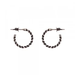 Pendientes Aro Twist Plata 15mm