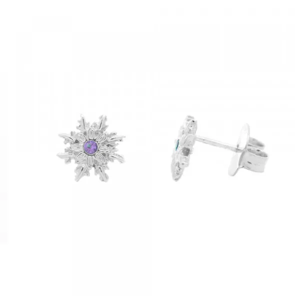 Pendientes Basic Colors Plata y Amatista