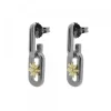 Pendientes Bayona Largos Rutenio