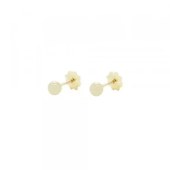 Pendientes Bebé Bola Oro Amarillo 3mm