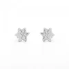 Pendientes Bebé Eguzkilore Oro Blanco y Diamante 5mm