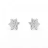 Pendientes Bebé Eguzkilore Oro Blanco y Diamante 6,5mm