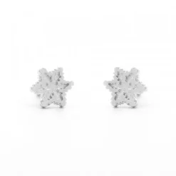 Pendientes bebé Eguzkilore Oro Blanco 6,5mm