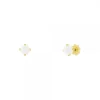 Pendientes Bebé Oro y Perla 3mm Engarzada
