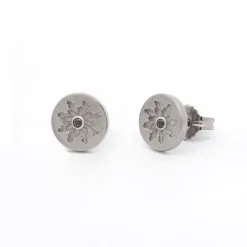 Pendientes Black Rutenio y Circonita Negra