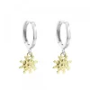 Pendientes Cripa Aro Eguzkilore Bicolor 13mm