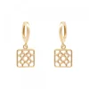 Pendientes Cripa Baldosa Bilbao Plata Dorada