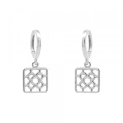 Pendientes Cripa Baldosa Bilbao Plata