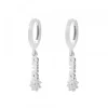 Pendientes Cripa Letras Ama Plata 11mm