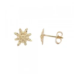Pendientes Eguzkilore Oro 10mm