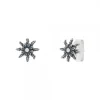 Pendientes Eguzkilore Plata Envejecida 11mm