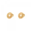 Pendientes Etruscos Mountain Plata Dorada