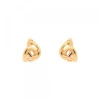 Pendientes Hariak Entrelazados Plata Dorada 12mm