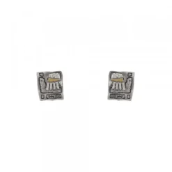 Pendientes Irulegi Plata y Lámina de Oro