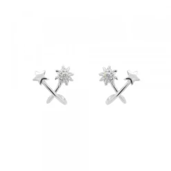 Pendientes Izarra Plata