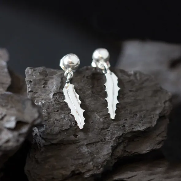 Pendientes Largos Mari de Plata