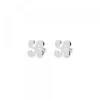 Pendientes Lauburu Oro Blanco 9mm