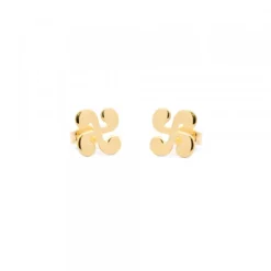 Pendientes Lauburu Oro 9mm