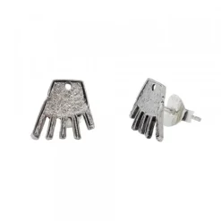 Pendientes Mano de Irulegi Plata