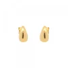 Pendientes Mini Gota Plata Dorada 10mm