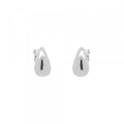 Pendientes Mini Gota Plata 10mm