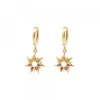 Pendientes Mountain Aro Plata Dorada Multicolor