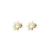 Pendientes Mountain de Plata Dorada