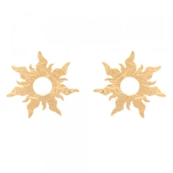 Pendientes Mountain Mate Plata Dorada