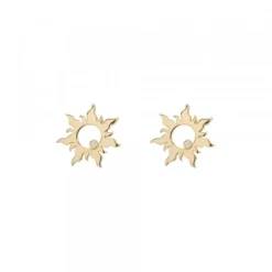 Pendientes Mountain Oro y Brillante