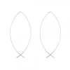 Pendientes Pez de Plata 60mm