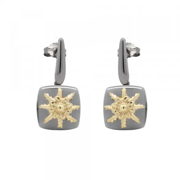 Pendientes Q2 Largos Eguzkilore Dorado