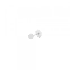 Piercing Bola Oro Blanco 3mm Rosca (1ud.)