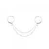 Piercing Cadena Doble Cripa Plata