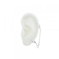 Piercing Cadena Doble Cripa Plata