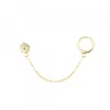 Piercing Eguzkilore Cadena Plata Dorada y Cripa