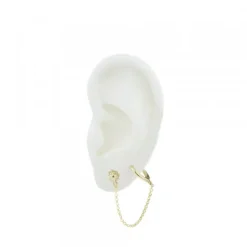 Piercing Eguzkilore Cadena Plata Dorada y Cripa