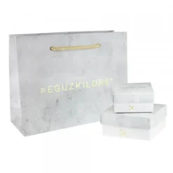 Pulsera Acero Cuentas Resina Negra