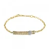 Pulsera Aiora de Plata Dorada