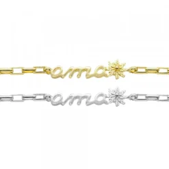 Pulsera Ama Bayona Plata