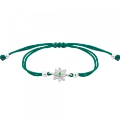 Pulsera Basic Colors Verde Eguzkilore Plata