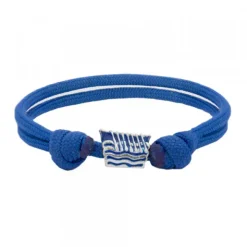 Pulsera Charm Trainera Azul de Plata