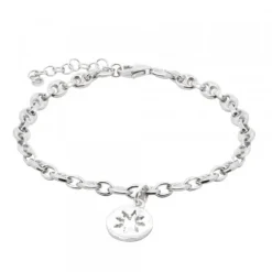 Pulsera Eslabón Barco Eguzkilore Plata