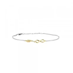 Pulsera Infinito con Eguzkilore Bicolor