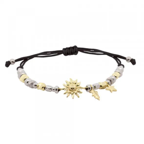 Pulsera Izarra de Plata Dorada