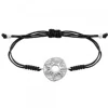 Pulsera Macramé Etrusca Mountain Plata
