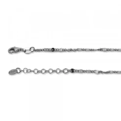Pulsera Mountain de Plata con Eslabón Alargado