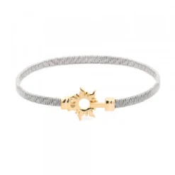 Pulsera Mountain Rígida Acero Bicolor