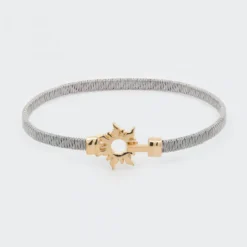 Pulsera Mountain Rígida Acero Bicolor
