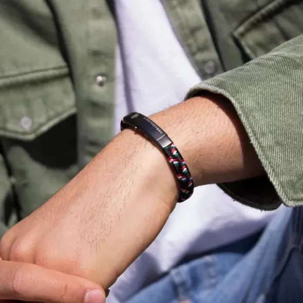 Pulsera Nylon Multicolor Personalizable